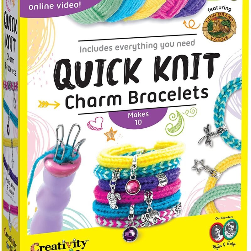 Creativity for Kids 6305 Quick Knit Charm Bracelets