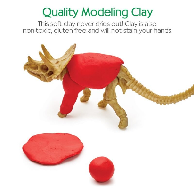 Creativity for Kids 6174 Create with Clay Dinosaurs