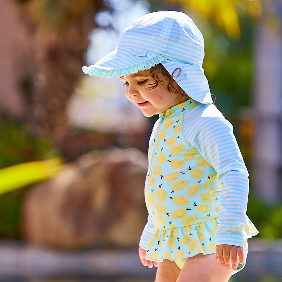 Baby Girl's Swim Flap Hat - Image 15