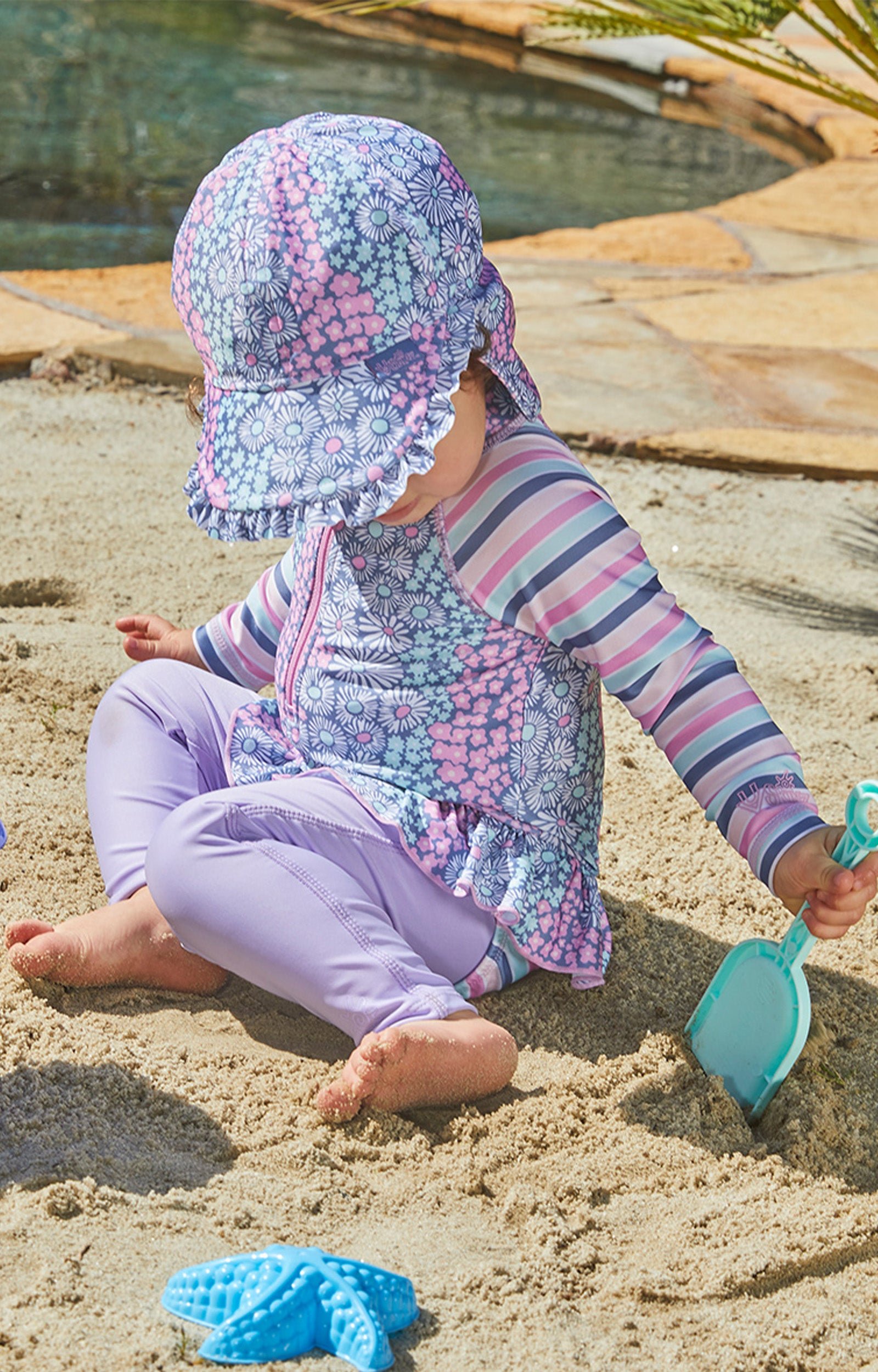 Baby Girl's Swim Flap Hat - Image 12